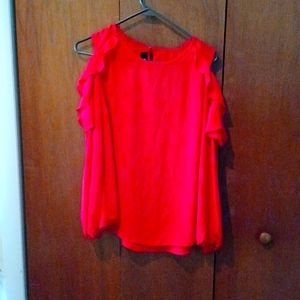 IZ Byer red blouse